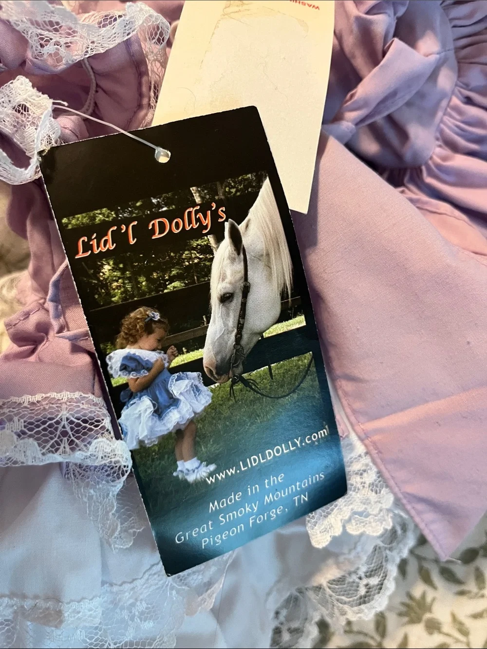 Lilac and White Ruffle Party Dress for Girls - Elegant Special Occasion Dress